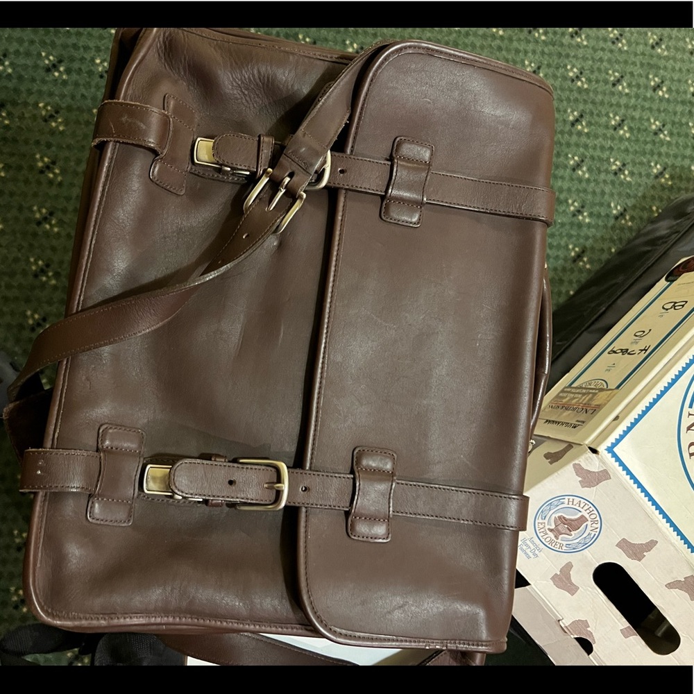 Coach Leather Briefcase messenger bag